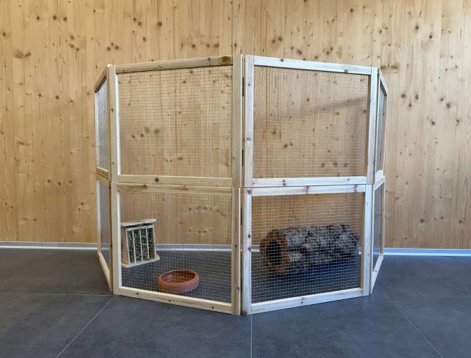 Indoor-Freilaufgehege für Kleintiere (8 Elemente) 4