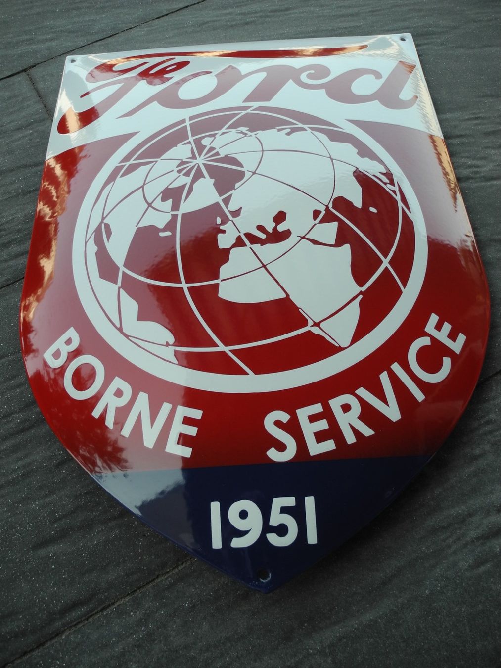 Ford Insegne: GROSSES FORD EMAILSCHILD – Nuovo (secondo la descrizione) da Reinach AG venduto da Huckleberrysix 4