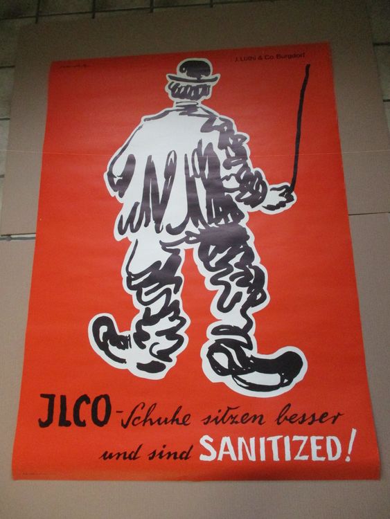 JLCO-Schuhplakat von 1960, J. Lüthi Burgdorf / Victor Rutz (Gebraucht ...