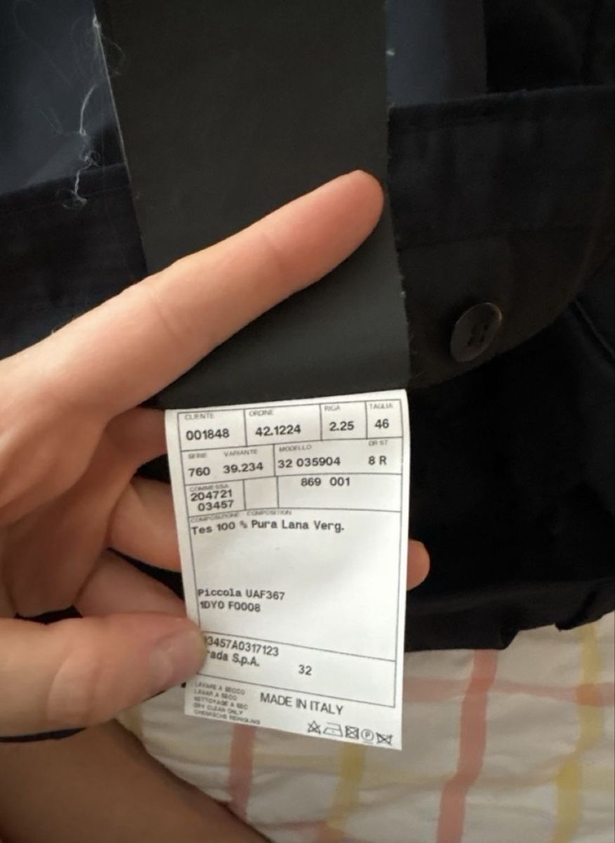 Completi: Prada Anzug Navy 46R – Usato da Zürich venduto da Fer_pbk5 4