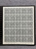 BRD - Bogen 1 Pfennig fluoreszierend mit Sonderstempel