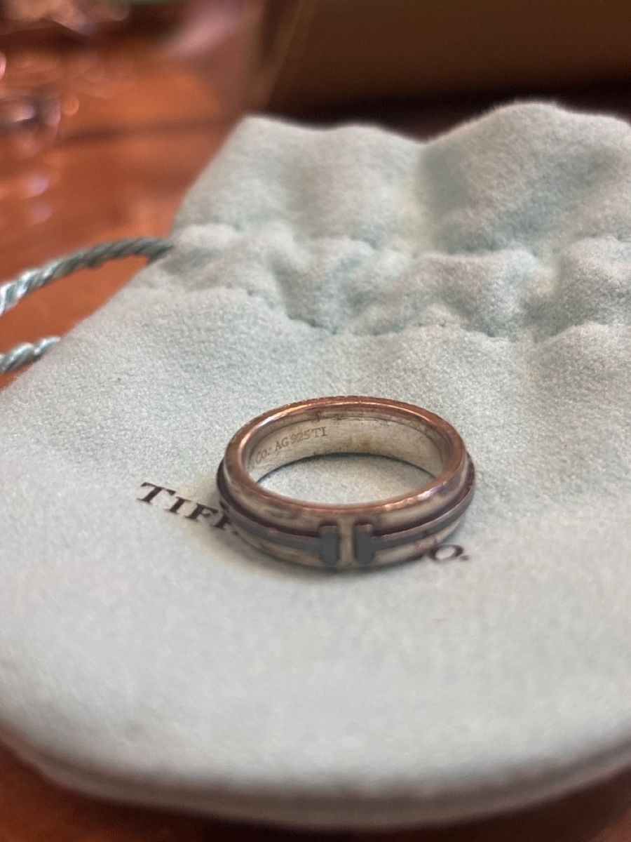 Tiffany & Co. Anelli: Tiffany & Co Ring T-Design Silber 925 – Usato da Basel venduto da xia_wk9v