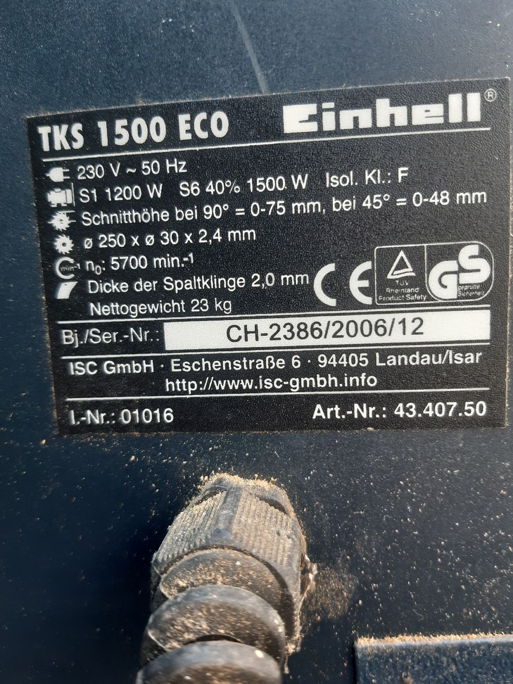 Einhell Sägen: Tischkreissäge – Gebraucht aus Zell LU von Prijos 4
