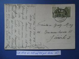 CH 1919 Nr. 143 auf toll gestempelter Karte