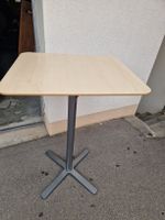 Stehtisch Höhe 110cm, Tischplatte 70x50cm, Metallfuss,