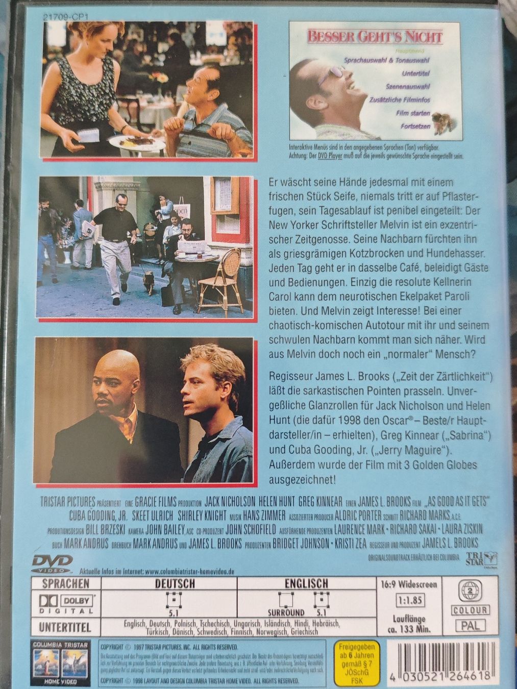 Alle DVDs: Besser geht's nicht  – Gebraucht aus Laufenburg von grossrto 1
