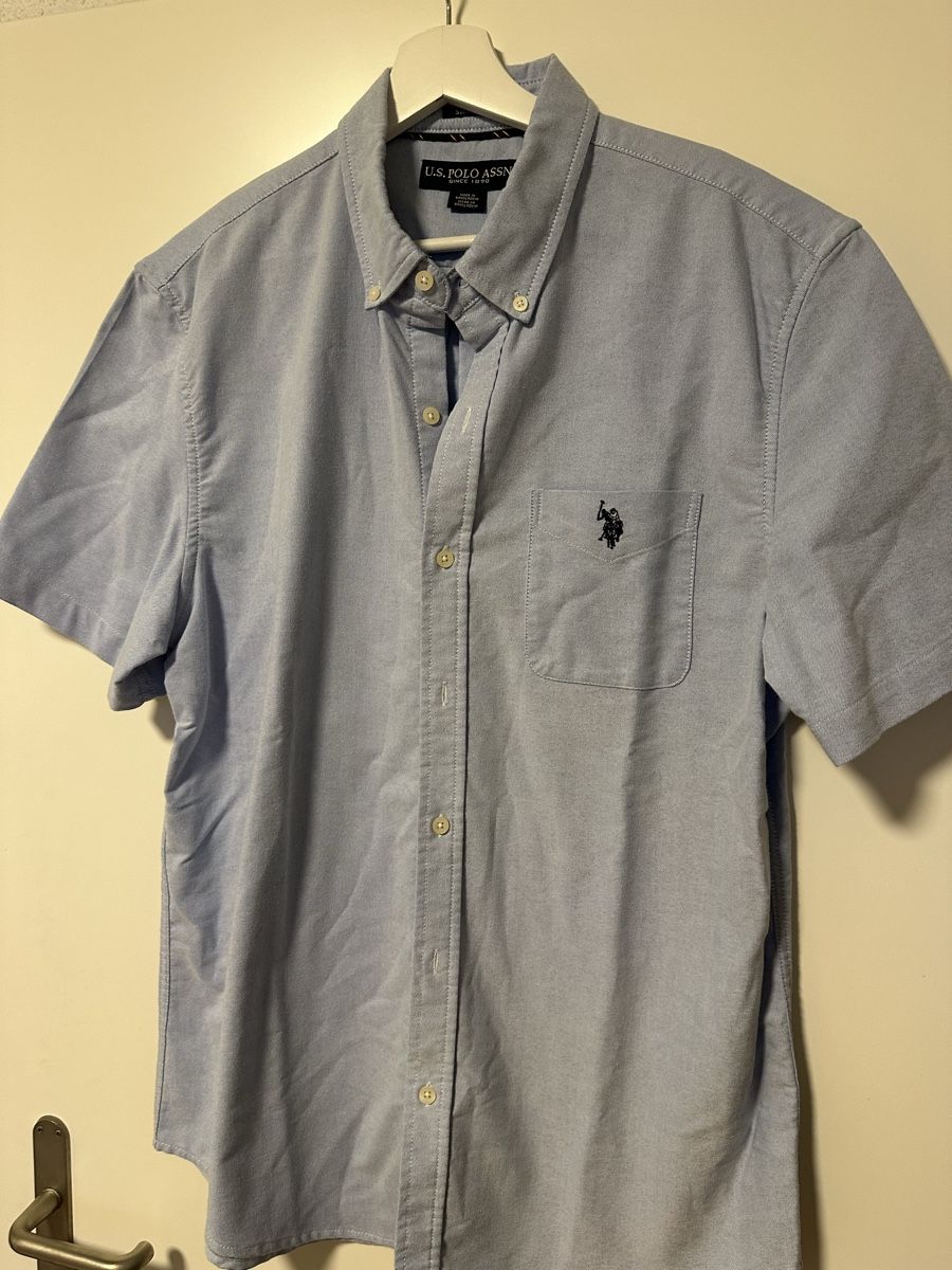 US Polo Magliette Polo: Hemd kurzarm U.S. Polo Assn. Hellblau Groesse L – Usato da Reinach BL venduto da Alles_muss_weg00 1