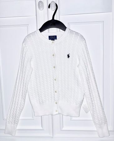 Ralph Lauren girls cardigan sweater Jäckli 8 10 Y 140 NEW