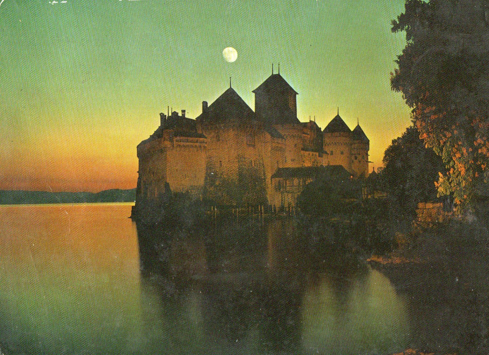 Ansichtskarten: Montreux - Le Chateau de Chillon – Gebraucht aus Melano von pisonsdro