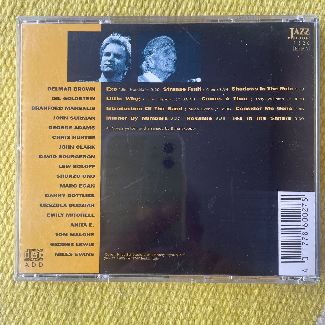 CDs: STING&GIL EVANS-LAST SESSION LIVE PERUGIA 1987 – Gebraucht aus Rorschacherberg von CD-Roli 1
