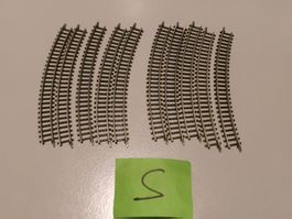 StarRecordsGmbH: Märklin 8521 10 × Gebogenes Gleis 195 mm