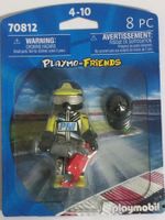 PLAYMOBIL PLAYMO-FRIENDS FIGURE 70812 PILOTA DA CORSA  new