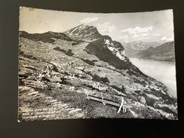 Amden Leistkamm und Walensee gel 1964