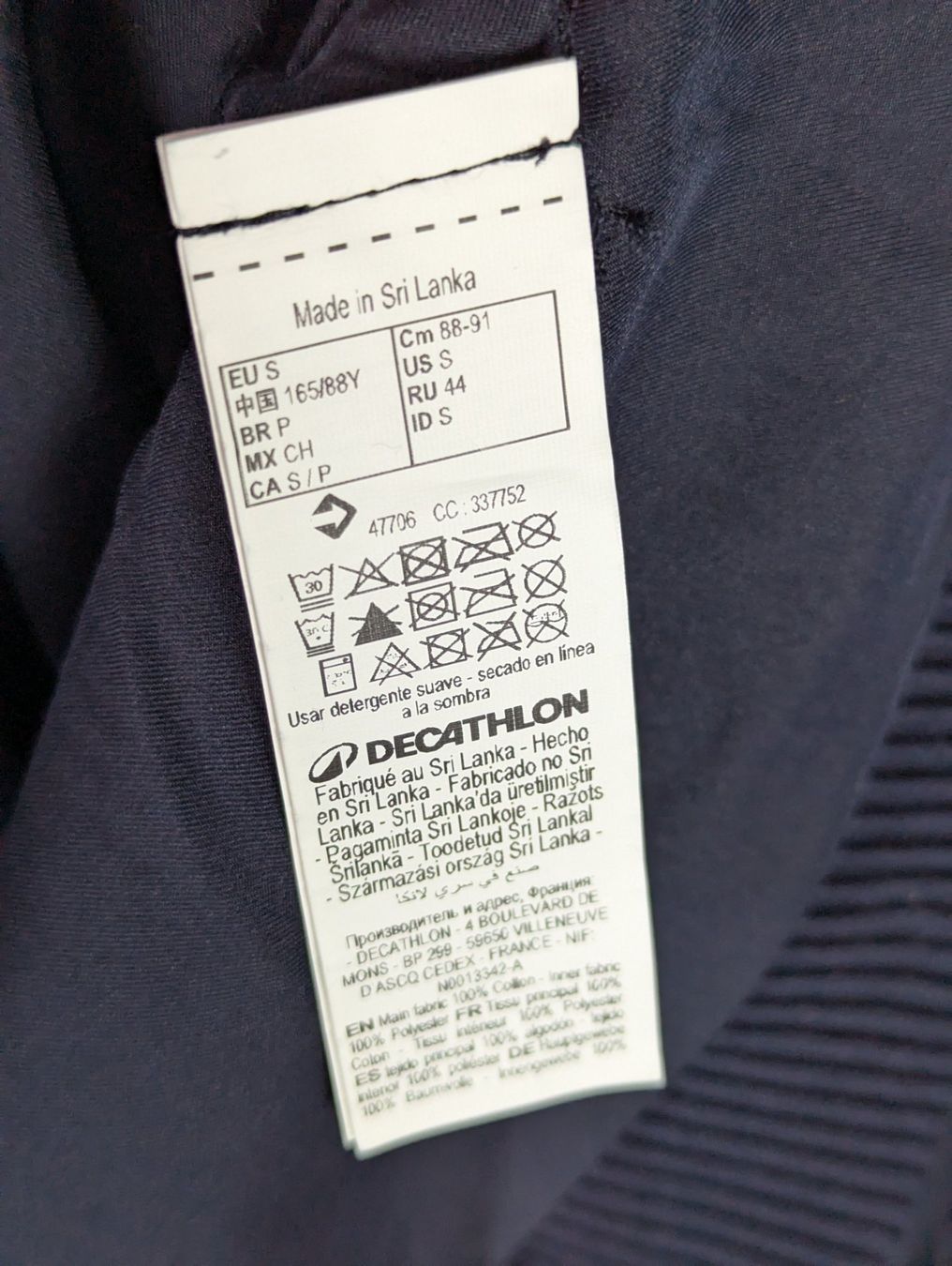 Maglioni & Felpe: Pull Golf 1/2 Zip Coupe-vent - Inesis MW500 - Marine - S – Nuovo e nell'imballaggio originale da Yvorne venduto da Bocchino_1291 3