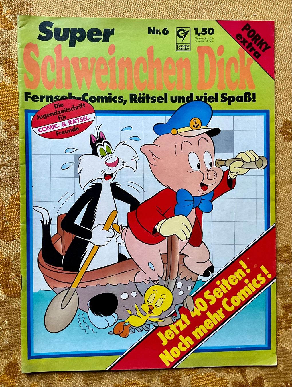 Fumetti: Super Schweinchen Dick Heft Nr 6 – Usato da Endingen venduto da nathan05