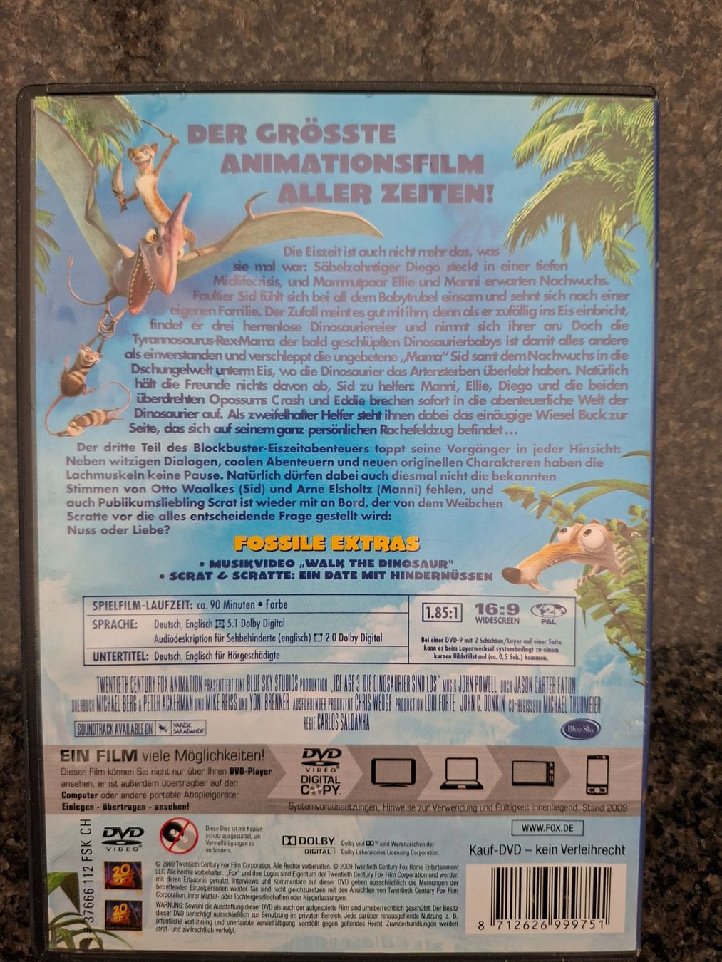 Tous les DVDs: DVD - Ice Age 3 / Die Dinosaurier sind los – D'occasion à Boniswil par Totomat-Lady2 1