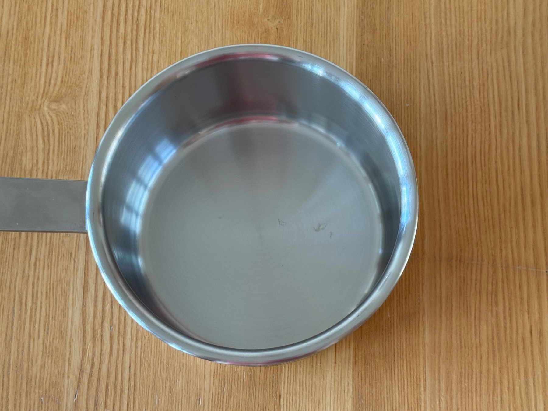 Migros Padelle: Pfanne mit Deckel, Edelstahl, 16 cm – Usato da Horgen venduto da Xhystos 2