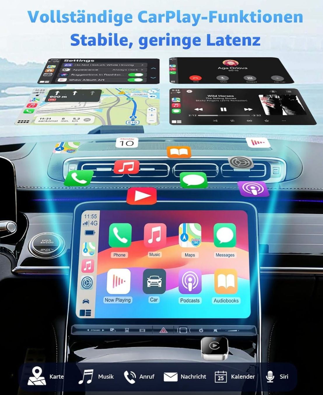 Unità & Adattatore: Wireless CarPlay – Nuovo e nell'imballaggio originale da Mellingen venduto da Samiross 1