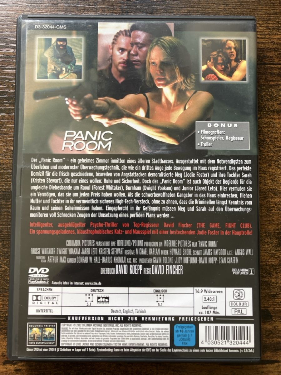 Tous les DVDs: Panic Room DVD – D'occasion à Glarus par Jhuber78 1