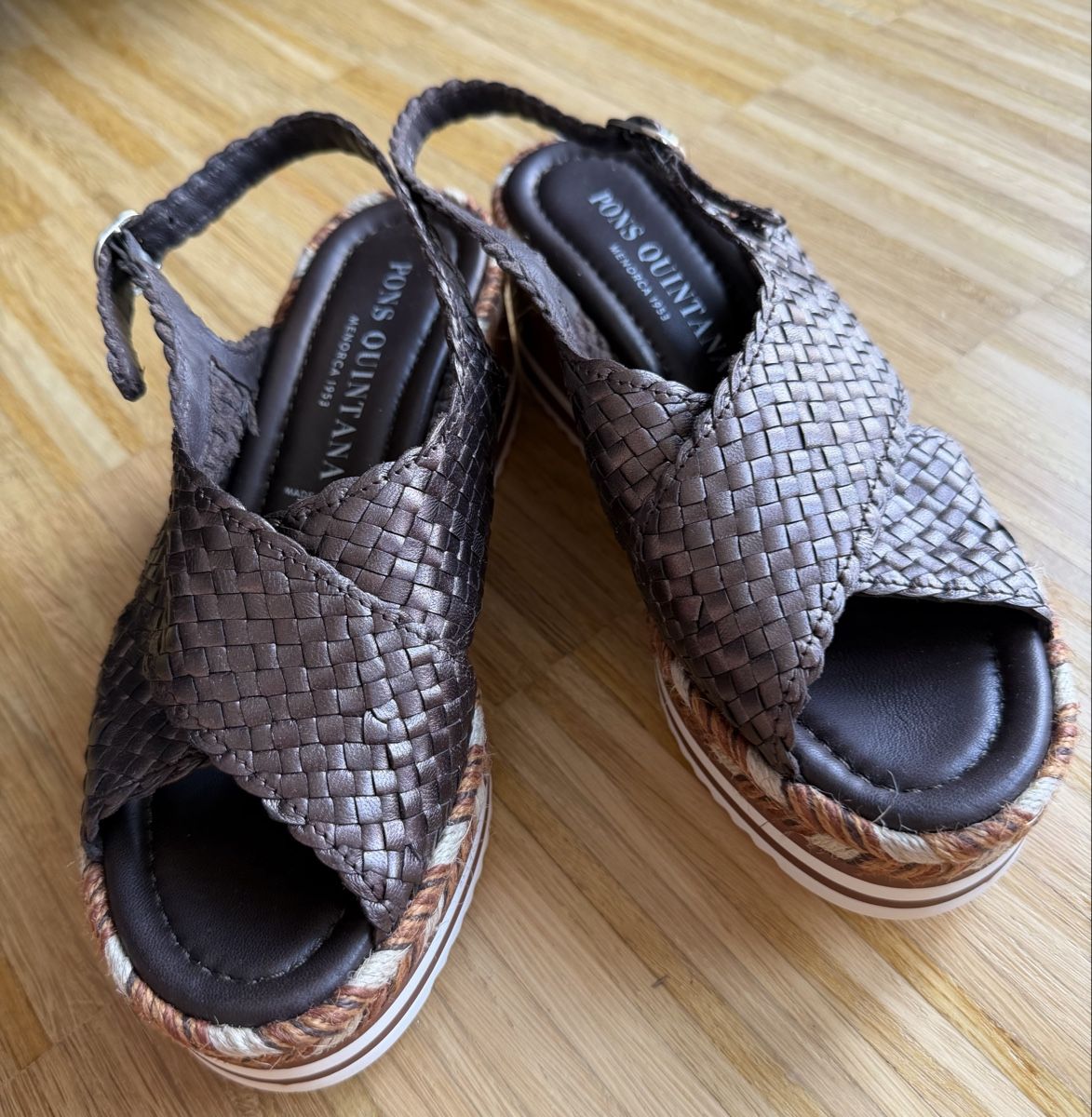Pons Quintana Damenschuhe: Pons Quintana Leather Sandals Size 37, New – Neu (gemäss Beschreibung) aus Brugg AG von Winter789