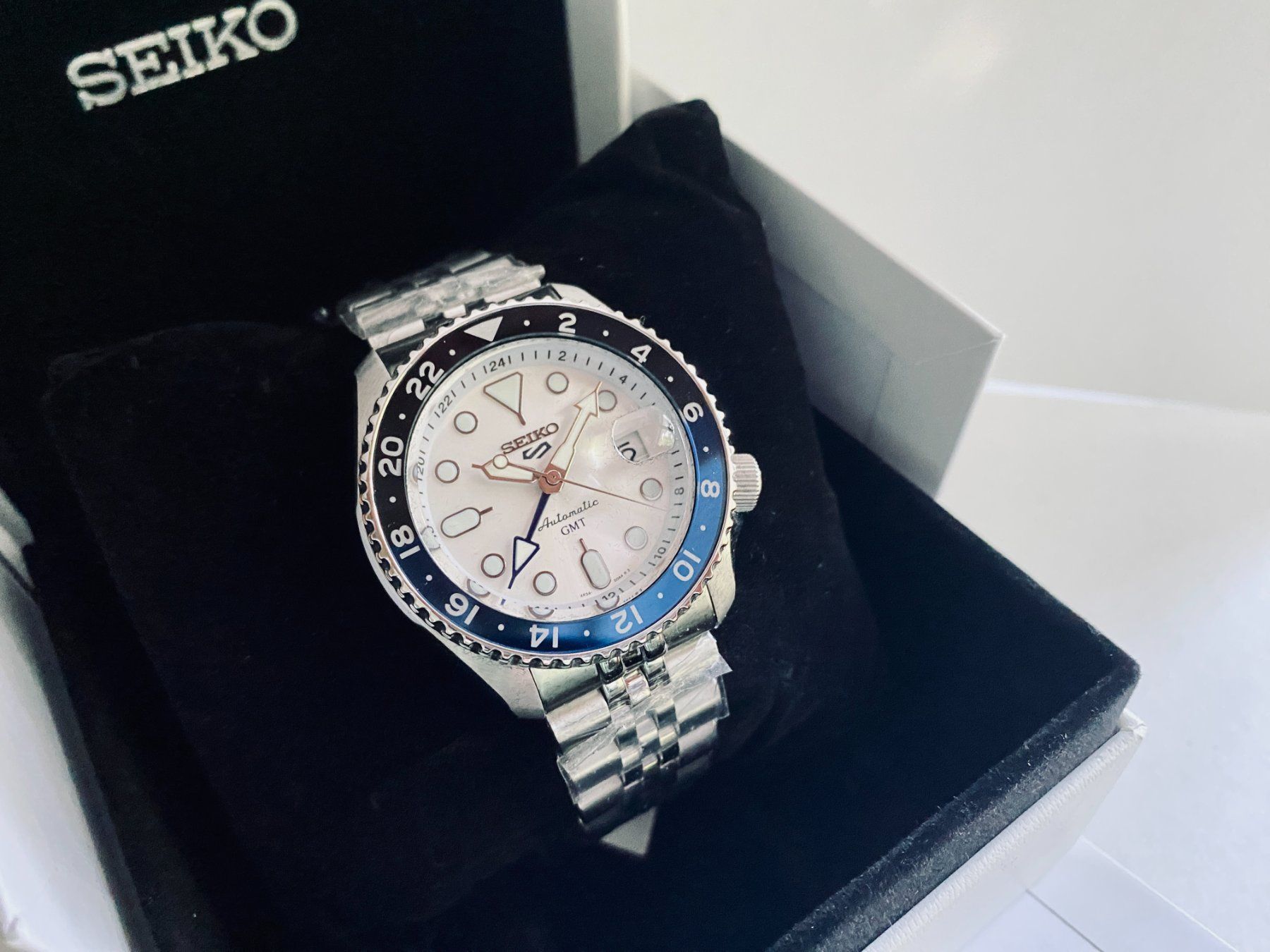 Seiko Montres: Seiko SSK GMT Silver Cloud New ! – Neuf (Voir description) à Genthod par Fejmeo 3