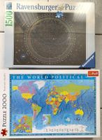 2 Puzzles (1x1500, 1x2000 Teile)