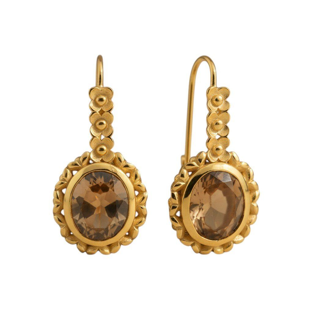 Olga Ribler Ohrringe & -stecker: Ohrringe mit Citrin – 925 Silber – Neu (gemäss Beschreibung) aus Luzern von Schmuckoutlet 1