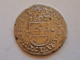 ZUG 1 Groschen 1602 mit Loch