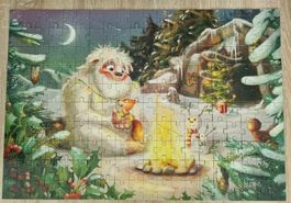 Puzzle Snow Monster Weihnachtsmotiv 200 Teile
