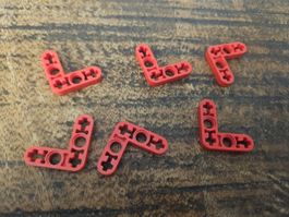 lego 32056 lot de 6 pièces Red Technic, Liftarm,