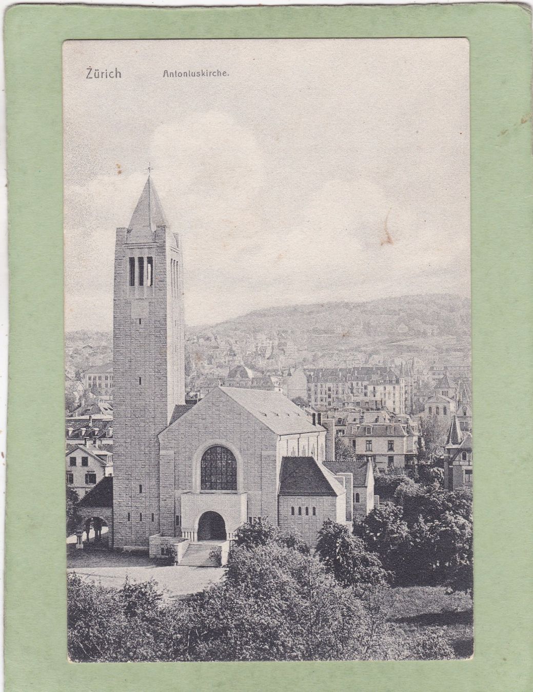 Cartoline postali: Zürich Antoniuskirche – Usato da Herisau venduto da Lisegrat2008