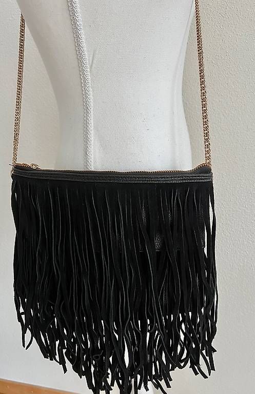 Borse da donna: Tasche schwarz mit Fransen – Usato da Volketswil venduto da oli_l2zq 1