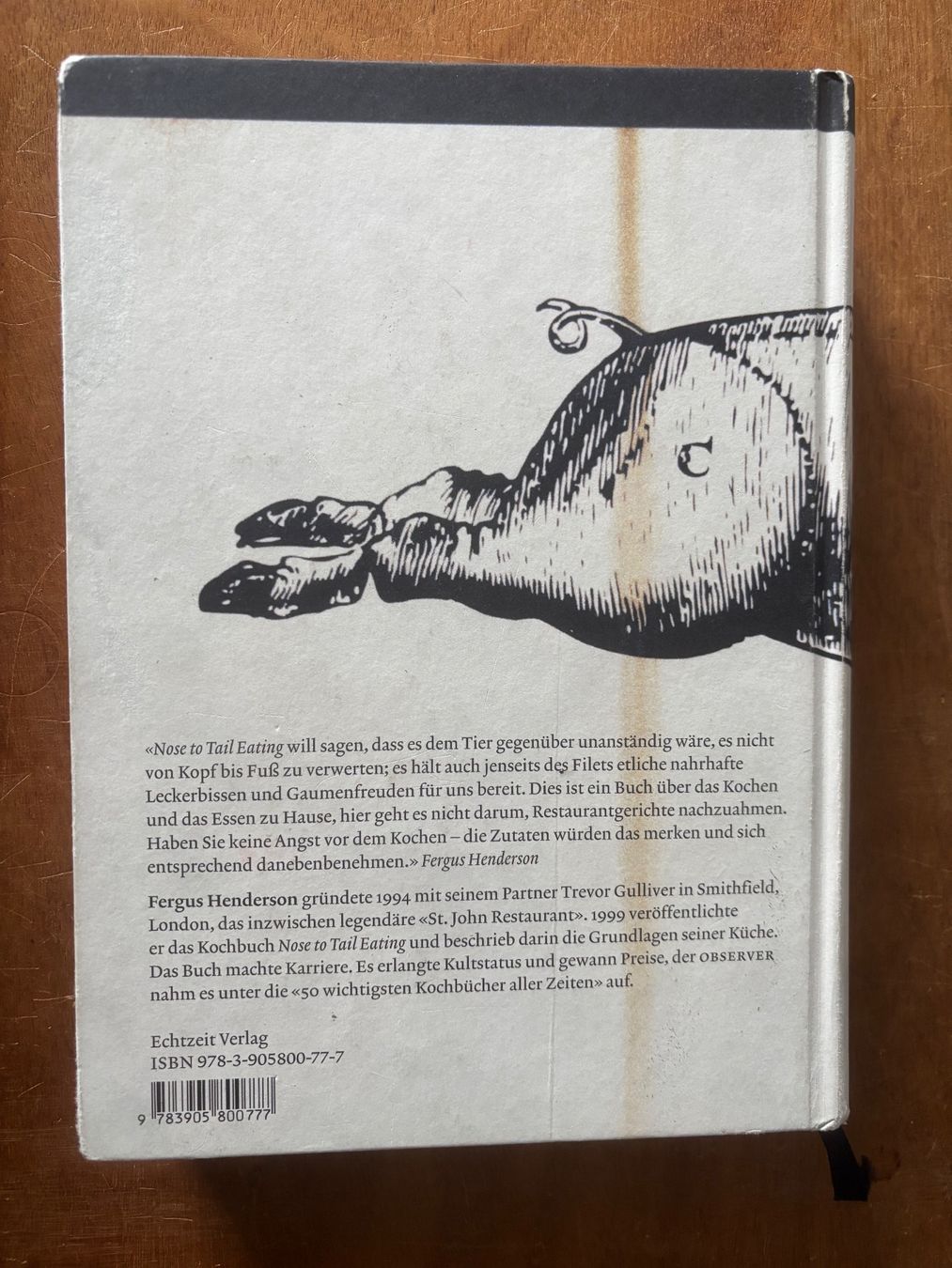 Libri: Fergus Henderson - Nose to Tail – Usato da Zürich venduto da WWehrle 2