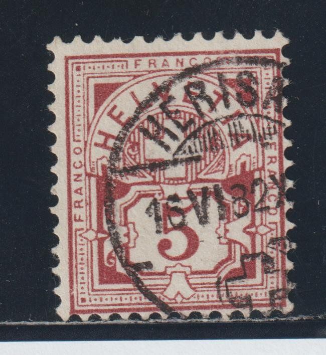 Alle Briefmarken: Ziffermuster Nr. 54 gestempelt – Gebraucht aus Siebnen von Fstaehli