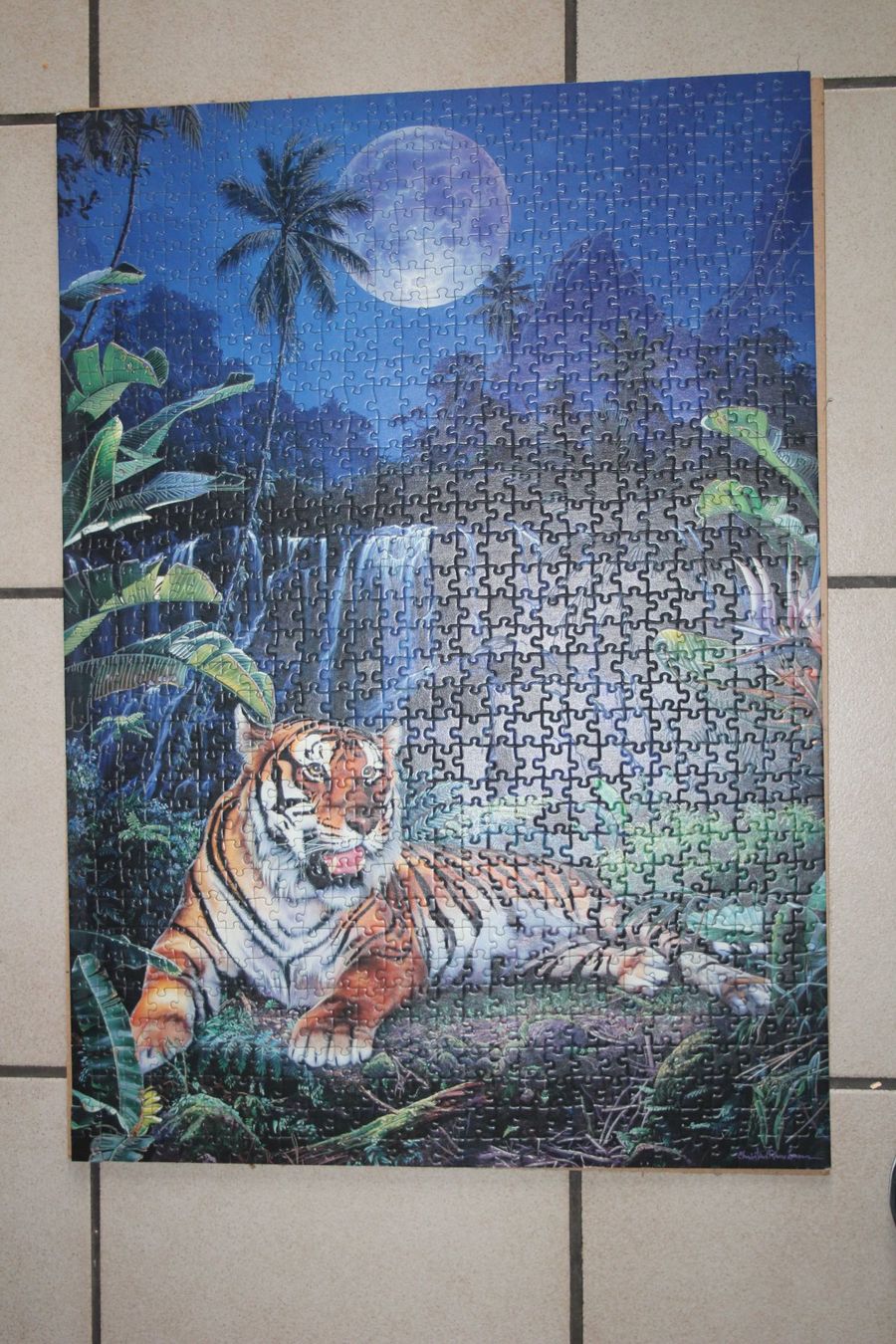 Puzzle: Tiger Puzzle (geklebt) – Usato da Grenchen venduto da juebo 1