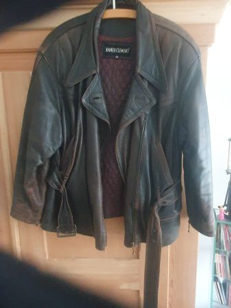 Lederjacke Rainer Clement Grösse 38 Vintage guter Zustand