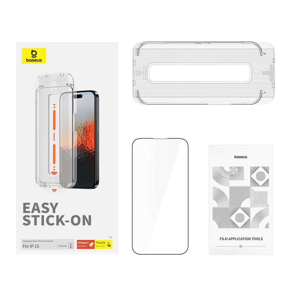 Ritocchi & pellicole di protezione: Baseus iPhone 15 Pro Max Tempered Glass Screen - Ungeöffnet – Nuovo e nell'imballaggio originale da Neuhausen venduto da Die_Rumpelkiste 1
