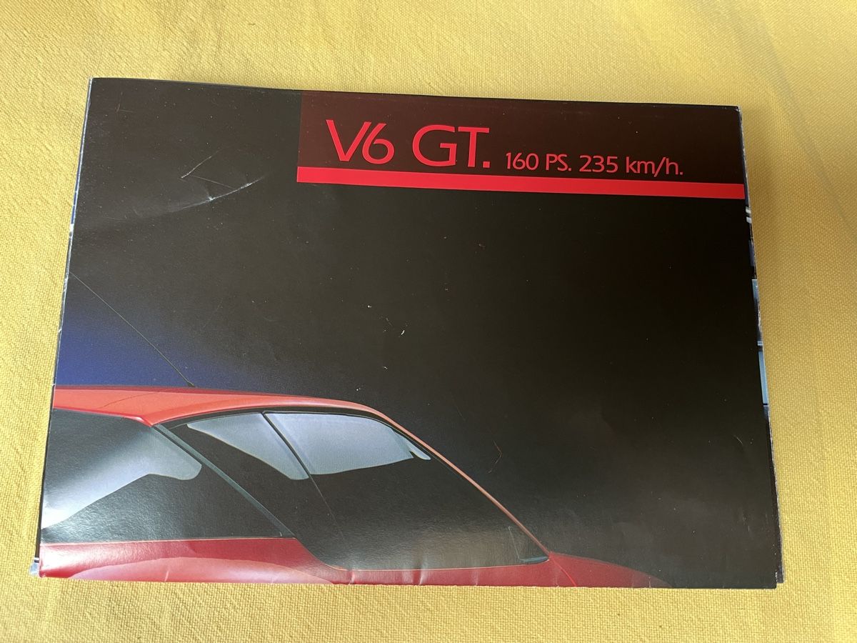 Renault Documenti: Renault Alpine V6 GT Prospekt – Usato da Fiaugères venduto da and_zb8r