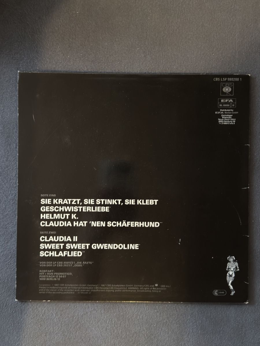 Schallplatten: Die Ärzte Ab 18 + Live Vinyl Bundle VG+ CBS LP – Gebraucht aus Muttenz von Petar777 2