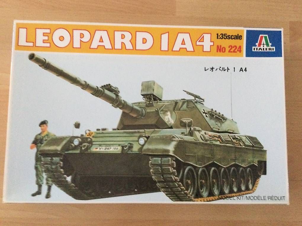 Italeri Kit di modellismo & Modellini statici: Italeri Leopard 1A4 – Nuovo (secondo la descrizione) da Rüfenach AG venduto da Hel_rrz6