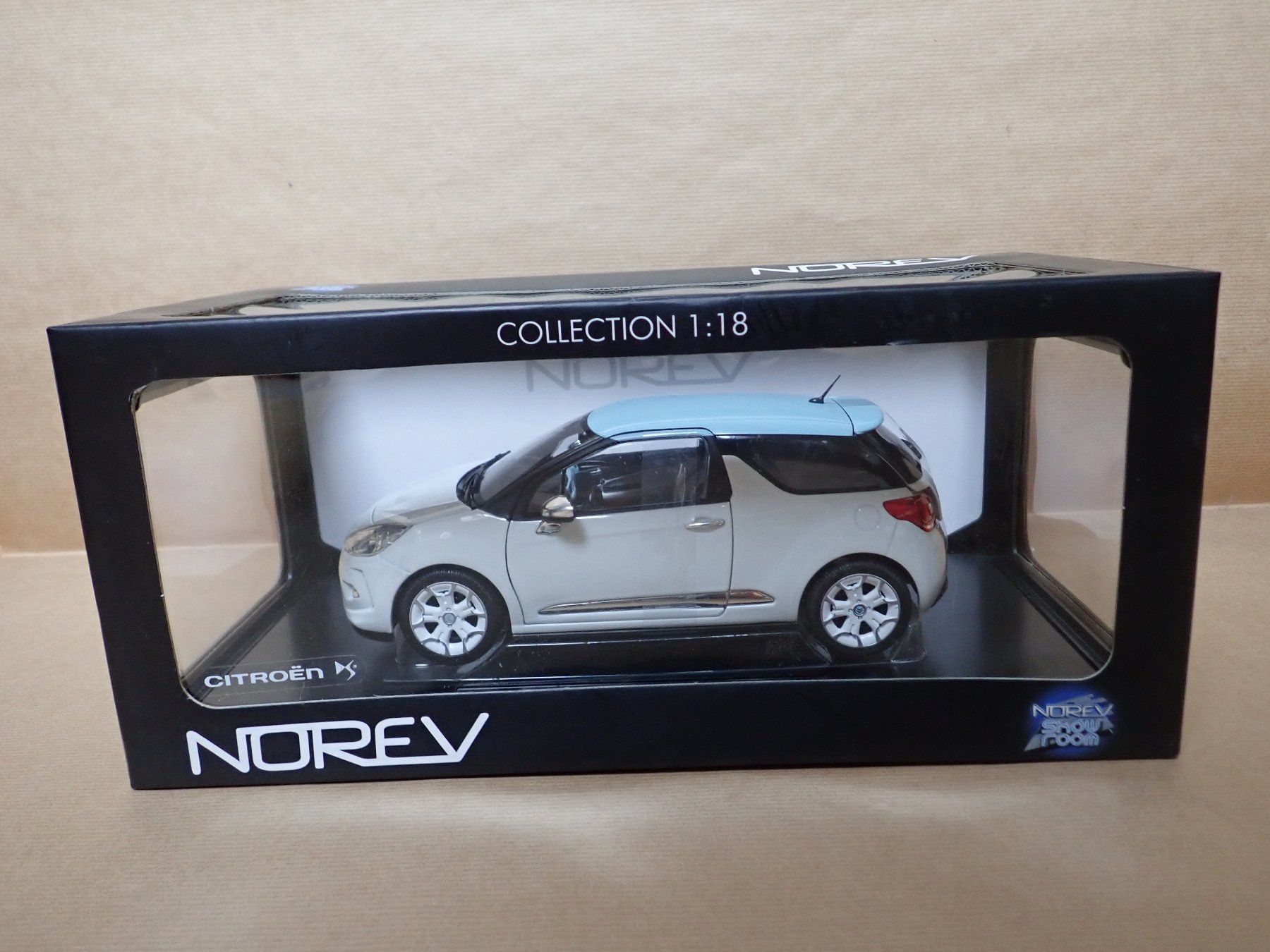 Citroën Modellini d'auto: Citroen DS 3 w - Norev 1/18 – Nuovo e nell'imballaggio originale da Winterthur venduto da 602ccm