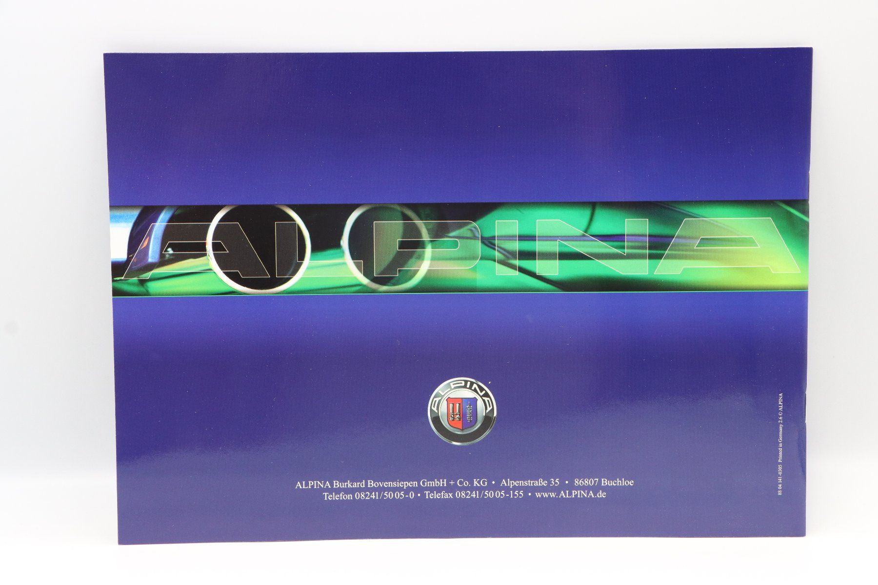 Alpina Documenti: BMW Alpina B7 2005 Prospekt – Usato da Bühl b.Aarberg venduto da Collectorpassions 1