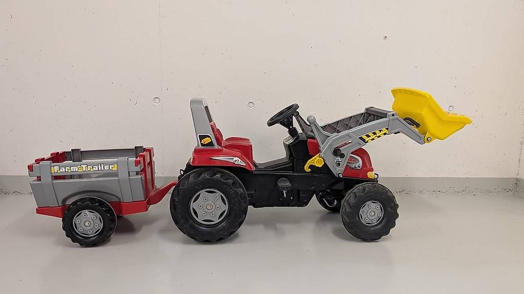 Rolly Toys Fahrzeuge für Kinder: Kindertraktor mit Frontlader und Anhänger – Gebraucht aus Geuensee von BirAir 1