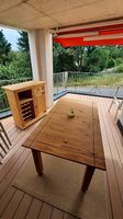 Table à manger en bois massif extensible - brossée et huilée