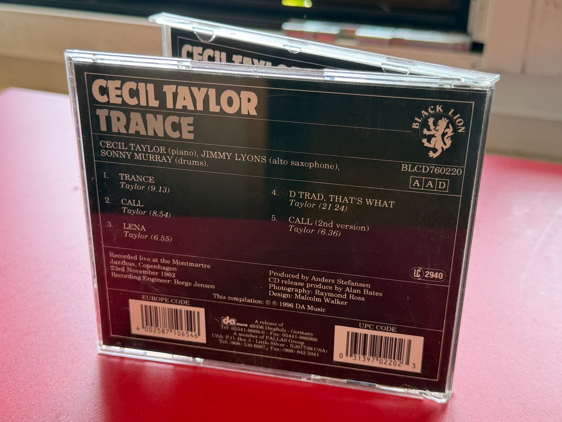 CDs: Cecil Taylor - Trance - KA02A – D'occasion à Küsnacht ZH par JazzRecords 1
