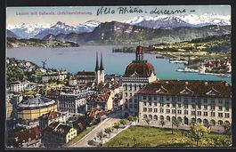 Luzern, Teilansicht mit Schweiz. Unfallv