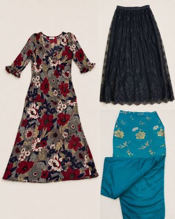 Lot femme T.36 – 2 jupes vintage + robe MAX&Co