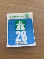 Schweizer Autobahnvignette Jahr 2026 unbenutzt neu