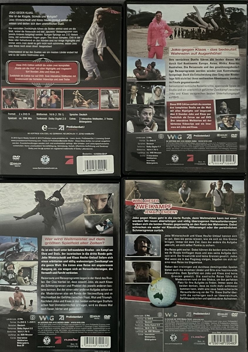 Tutti i DVDs: Joko gegen Klaas - Staffel 1-4 – Usato da Waldenburg venduto da Mimily33 1