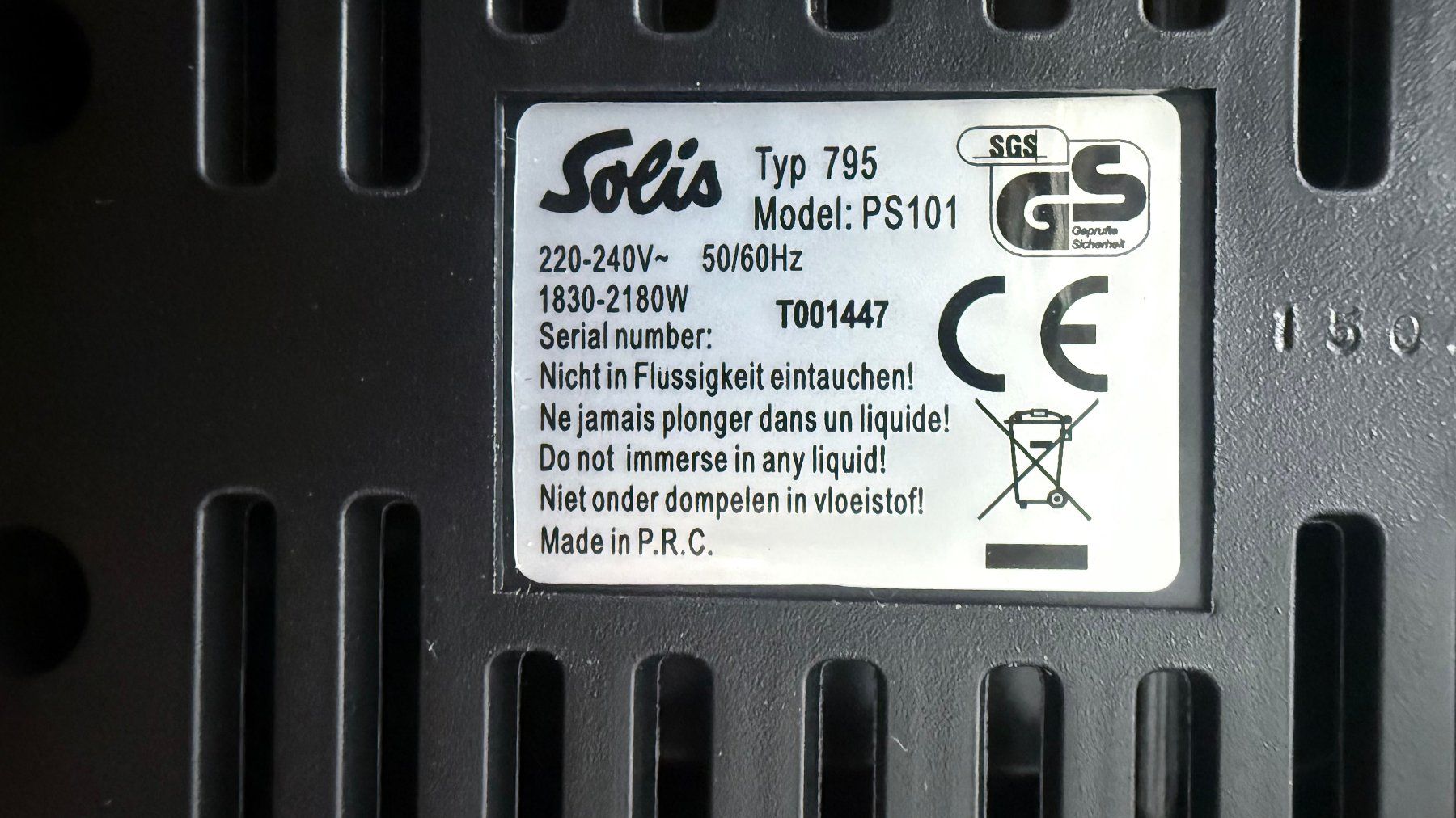 Solis Griglie: Teppanyaki Solis 795 – Usato da Zürich venduto da Feichri 5